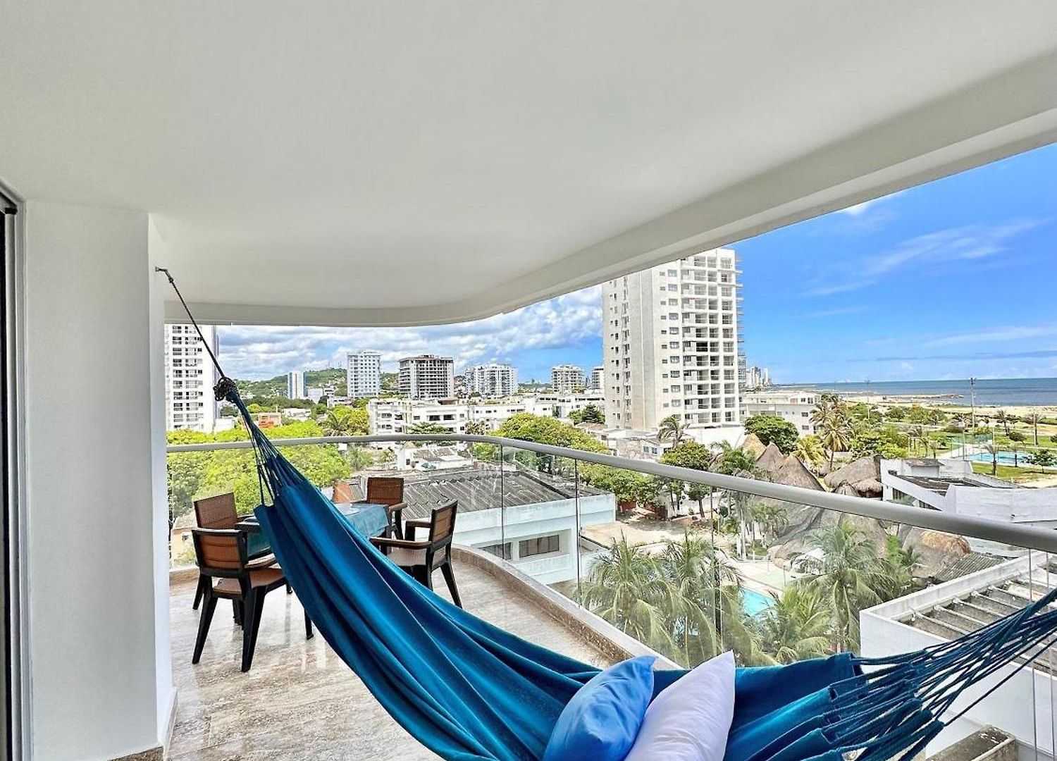Balcon Panoramico Con Hamaca Y Vista Al Mar Cb601 Apartment *
