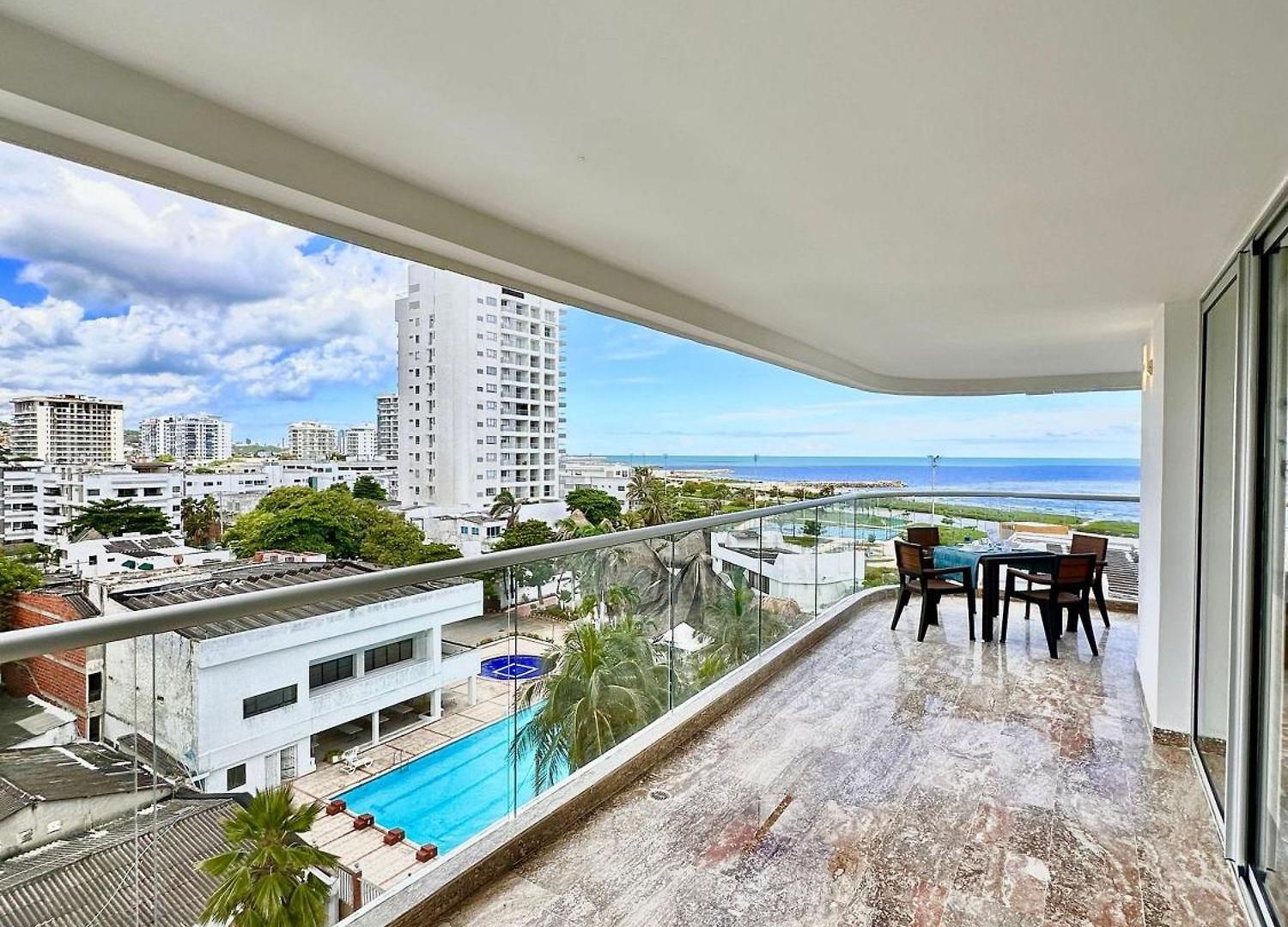 Balcon Panoramico Con Hamaca Y Vista Al Mar Cb601 Apartment *