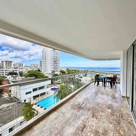 Cb601 | Balcón Panorámico Con Hamaca Y Vista Al Mar Apartamento *
